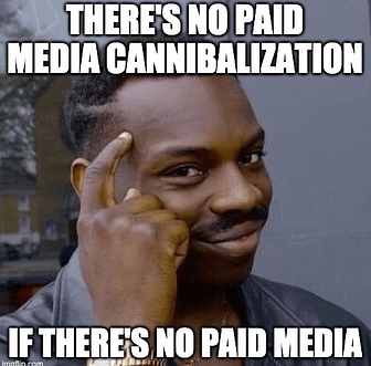 paid media cannibalization