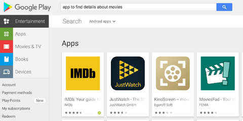 google play search